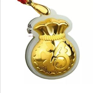 Money bag pendant/ with certificate